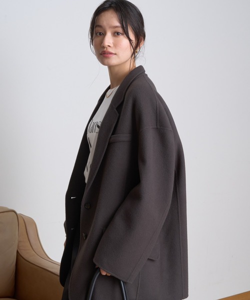 Rouge vif（ルージュ ヴィフ） コート チェスターコート ビーバー