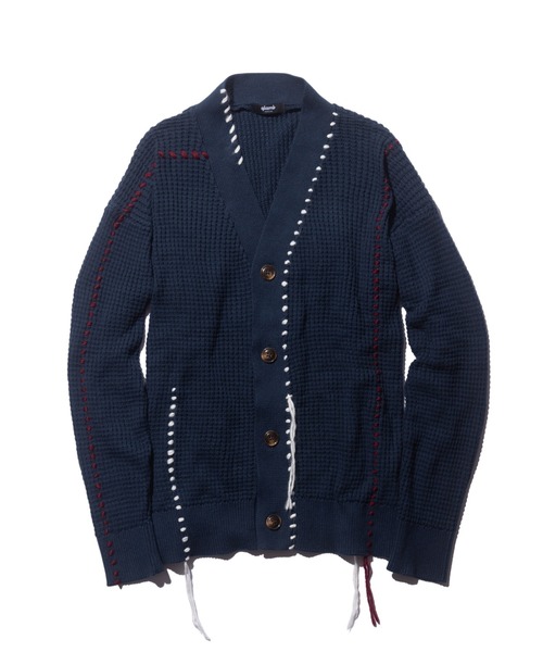 glamb（グラム） カーディガン Grunge Thermal Cardigan / グランジ