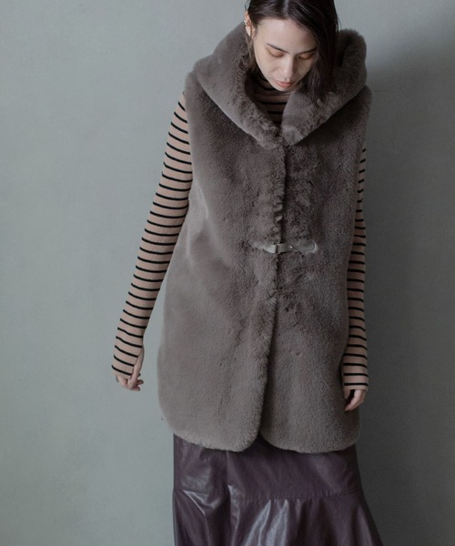 MARECHAL TERRE（マルシャルテル） ダウンベスト ベスト ファー