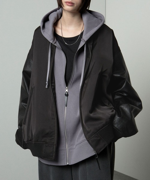 スカジャン 「Alfred Alex」”huge sizing” サテンコンビ オーバー