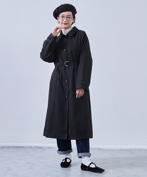 On One's Own トレンチコート コート コットンライク・トレンチコート
