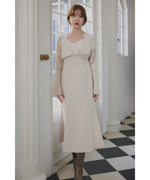 Her lip to ワンピース Elsie Twist-Front Dress : ZOZOTOWN Yahoo!店