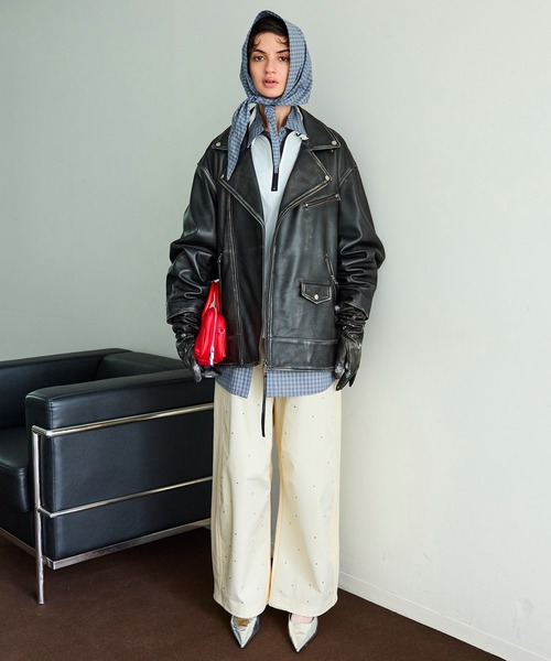 MAISON SPECIAL（メゾンスペシャル） レザージャケット ライダース