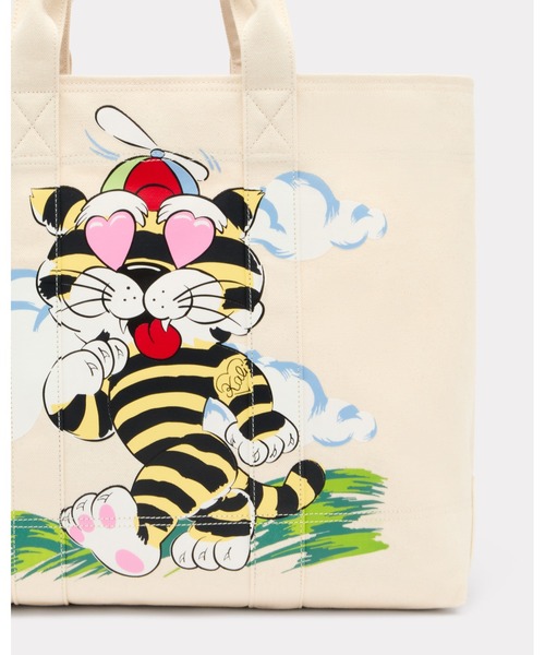 KENZO（ケンゾー） ショルダーバッグ 'KENZO Cartoon' ラージ トート