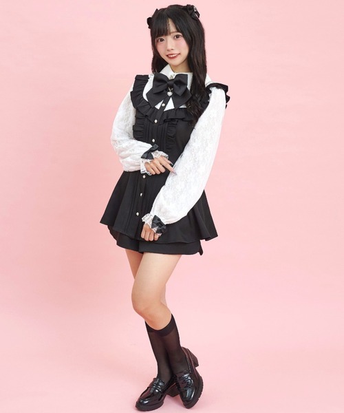 Secret Honey（シークレットハニー） セットアップ 袖レースピンタック