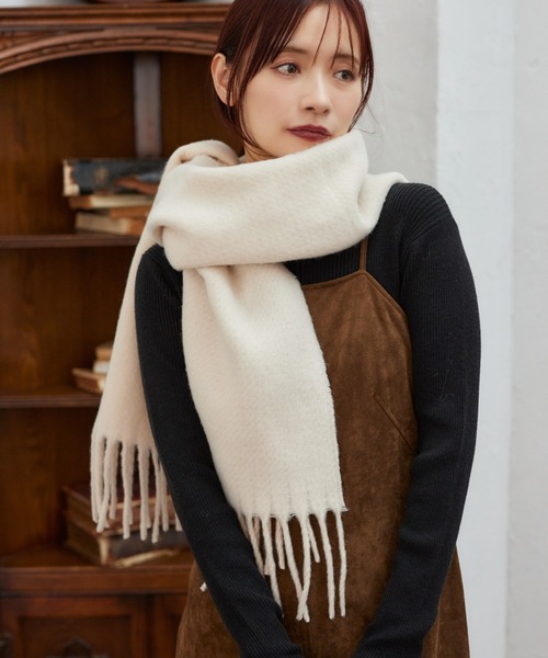 mysty woman（ミスティウーマン） ストール マフラー ソフトタッチ