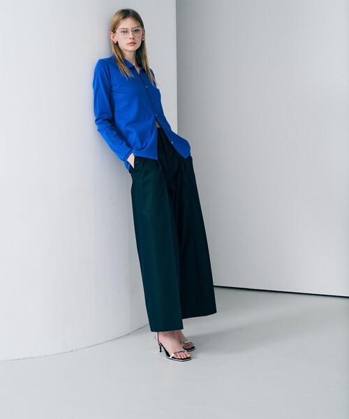 uncrave（アンクレイヴ） パンツ チノギャバジン ワイドトラウザー