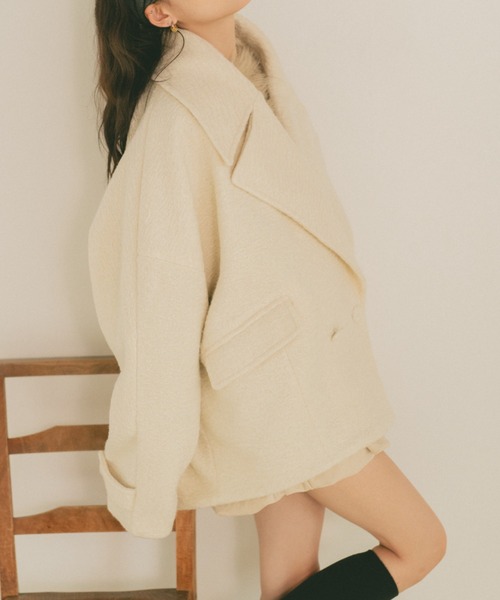 VANNIE U（ヴァニーユー） コート アウター ブークレビッグカラー