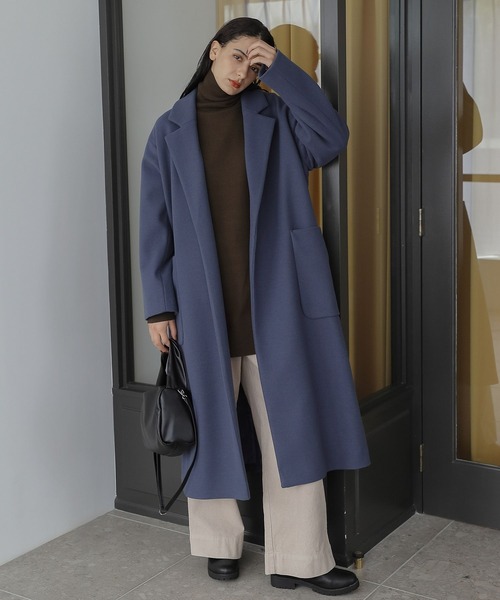 LAKOLE（ラコレ） コート チェスターコート ウーリーテックオーバー