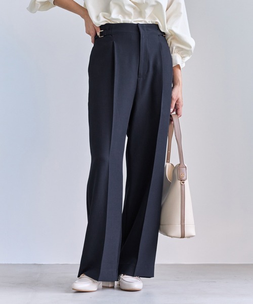 ROPE' PICNIC（ロペ ピクニック） パンツ クリアツイルワイドパンツ/入