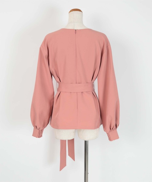 ur's（ユアーズ） ブラウス シャツ ベルト付ウエストタック