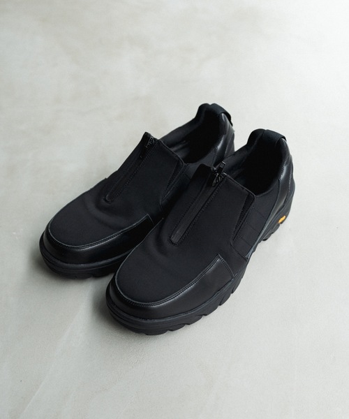 cii スニーカー Vibram sole zip sneaker / ビブラムソールジップ