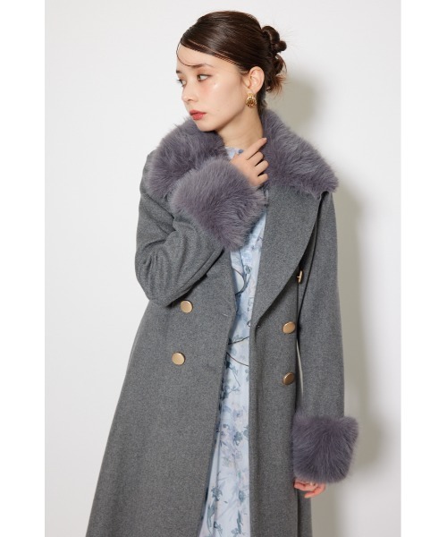 rienda（リエンダ） ステンカラーコート コート 2WAYラグジュアリー