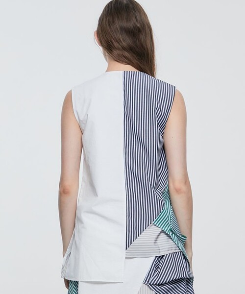 UN3D.（アンスリード） ブラウス シャツ 「」ORIGAMI TOP/オリガミ