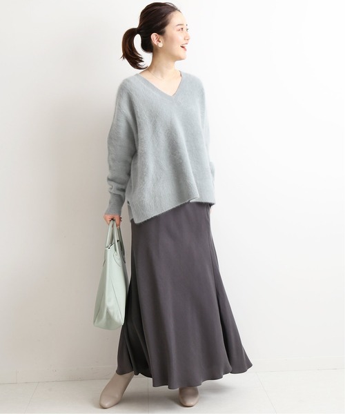 IENA（イエナ） ニット ラクーンVネックプルオーバー◇ : ZOZOTOWN