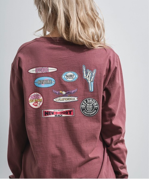 OFFSHORE（オフショア） tシャツ OLD GRAPHIC L/S TEE/オールドサーフ