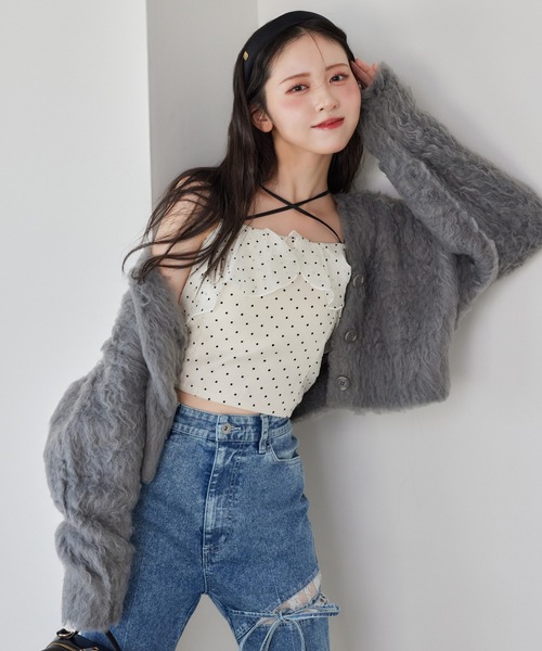 one after another NICE CLAUP キャミソール 「再入荷」フリル