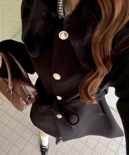 continuer de NICE CLAUP コート アウター 「WEB先行予約」フェイク