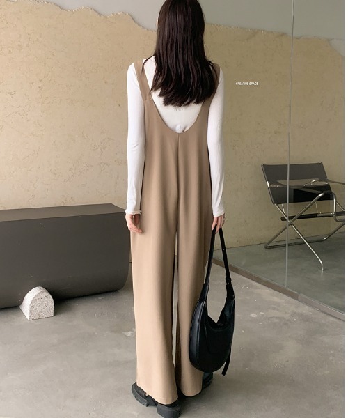 サロペット オーバーオール ルーズ シンプル カジュアル ファッション