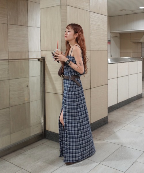 TEEN BOOP スカート チェックスリットボタンスカート : ZOZOTOWN Yahoo