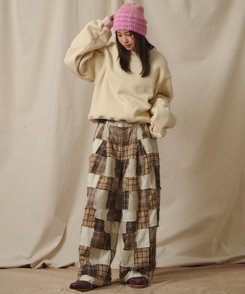 パンツ Universal Style Wear パッチワーク メンズ レディース