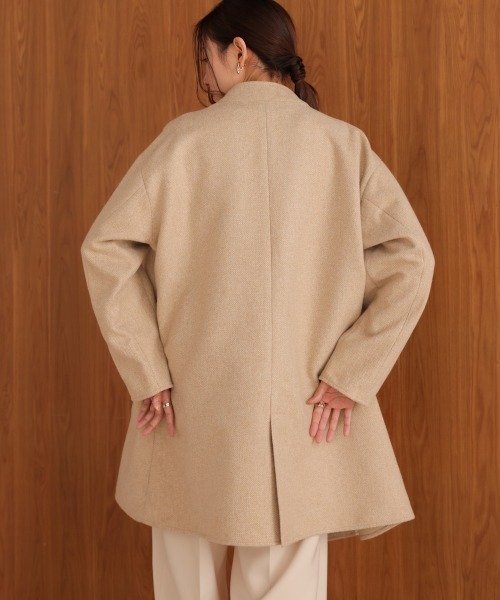 BAB（バブ） ステンカラーコート コート スタンドカラーライトアウター