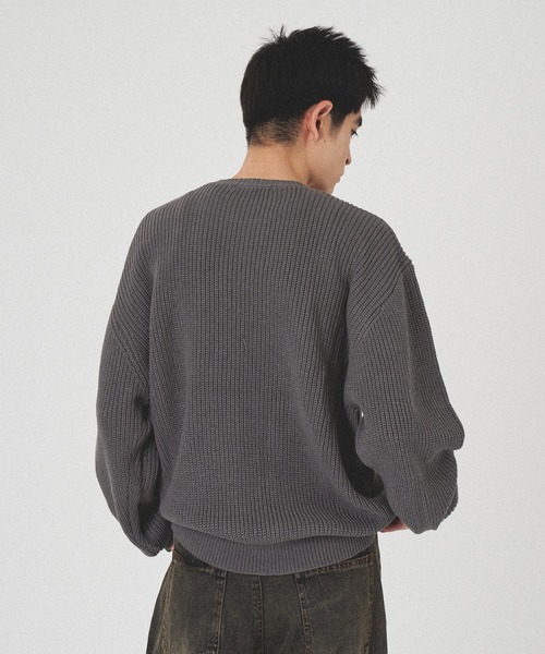 kutir（クティール） セーター ニット SPRAY FRONT DESIGN KNIT
