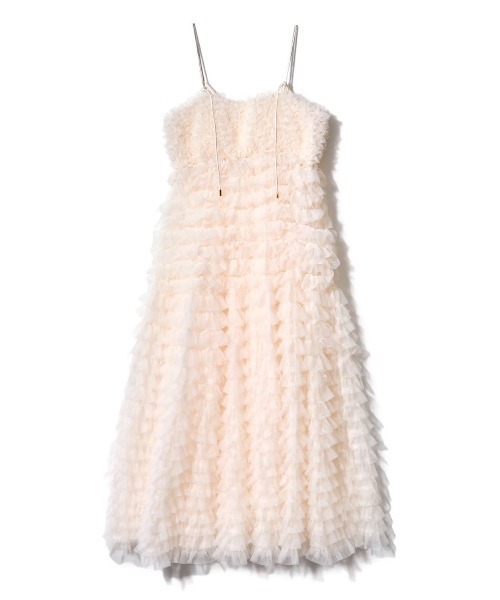 NOTRE emor（ノートルエモア） ワンピース tiered tulle dress