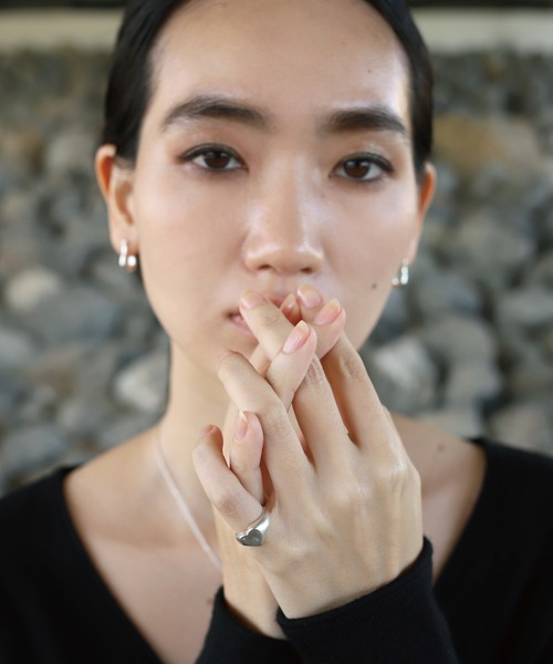 TEN. 指輪 リング SILVER925 ハートシグネットリング レディース