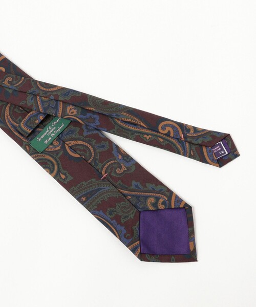 BEAMS F（ビームスF） ネクタイ Seaward ＆ Stearn / シルク