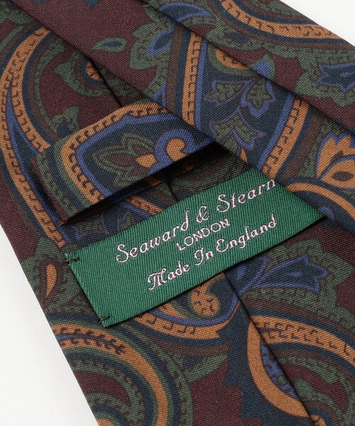 BEAMS F（ビームスF） ネクタイ Seaward ＆ Stearn / シルク