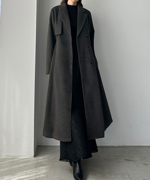 Louere（ルエレ） コート チェスターコート ウエストシェイプフレア