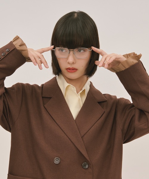 loin nuit ジャケット テーラードジャケット frill layered design