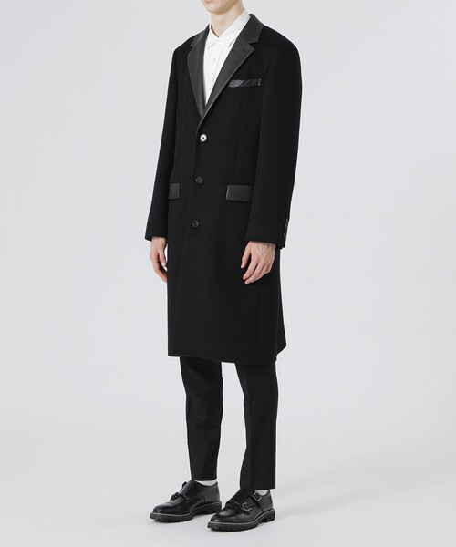 LOVELESS（ラブレス） チェスターコート コート シンセティックレザー