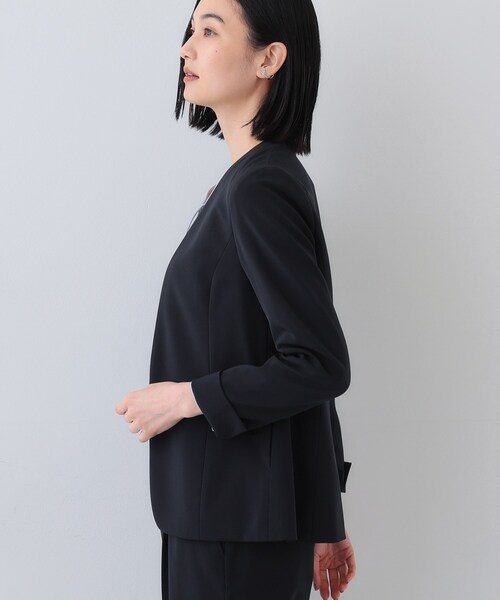 INDIVI（インディヴィ） スーツ 「洗える／UVケア／スーツ」ストレッチ