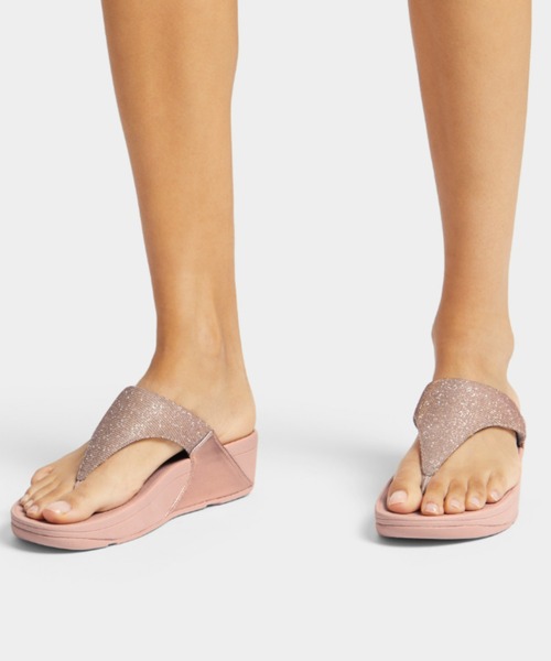 FitFlop（フィットフロップ） サンダル LULU SHIMMERLUX TOE-POST