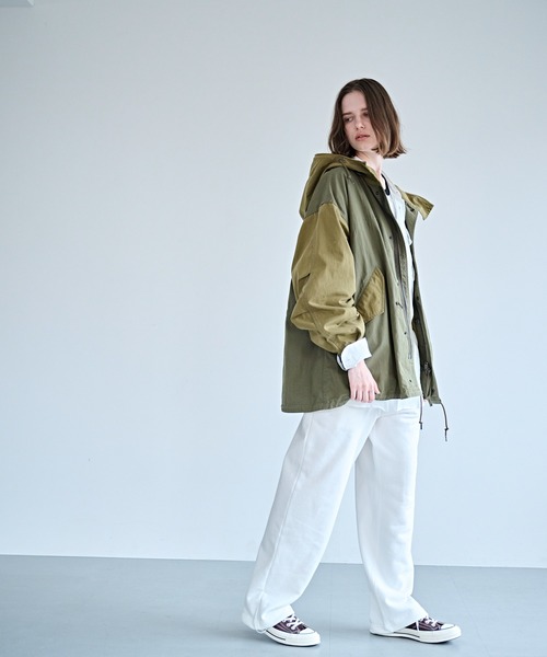 kha:ki（カーキ） ミリタリージャケット モッズコート 「KHA:KI