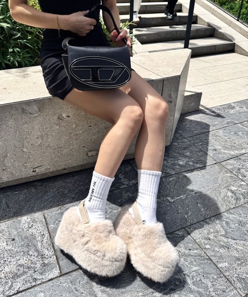 R＆E（アールアンドイー） サンダル 「R＆E」バックストラップ厚底サボ