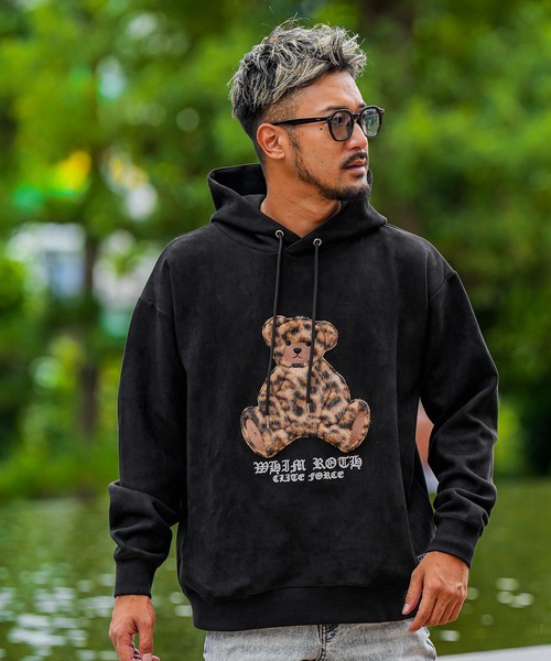 adamsJUGGLER（アダムスジャグラー） パーカー レオパード/Fベアー