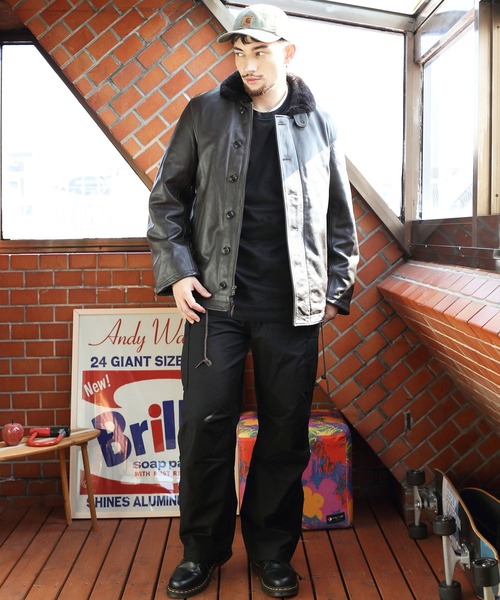 HOUSTON（ヒューストン） 革ジャン ライダース HOUSTON N-1レザー