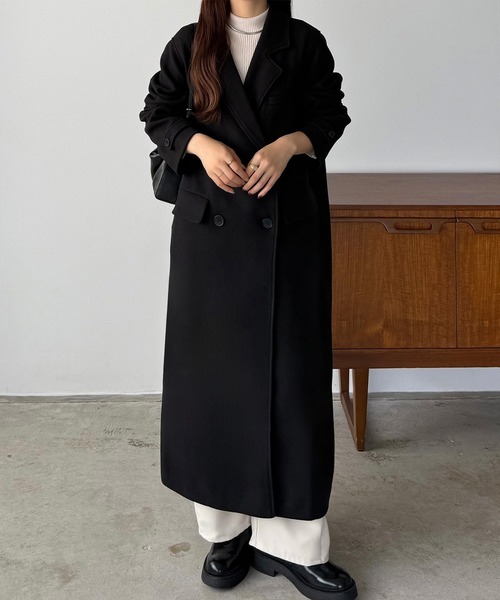callautia（カラウティア） コート チェスターコート ダブルボタン