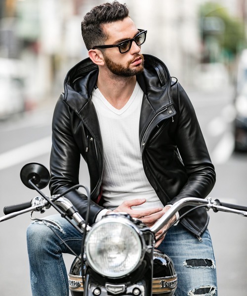 JOHNNY WOLF（ジョニーウルフ） 革ジャン ライダース メンズ