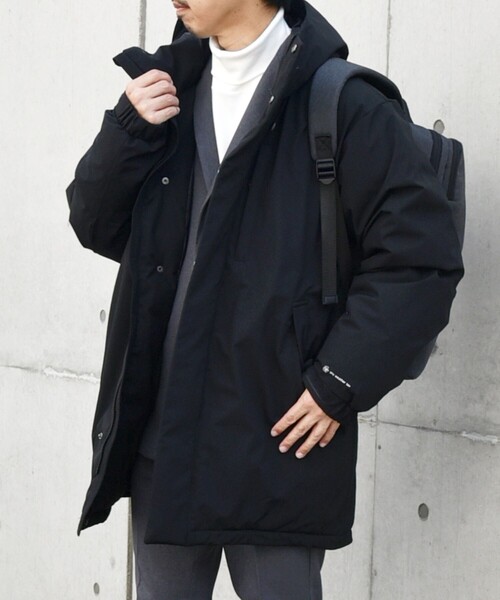 SHIPS any ダウンジャケット ダウン any: 「撥水・防風等」多機能 中綿