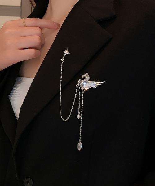 ブローチ チェーンラペルピン レディース : ZOZOTOWN Yahoo!店 - 通販