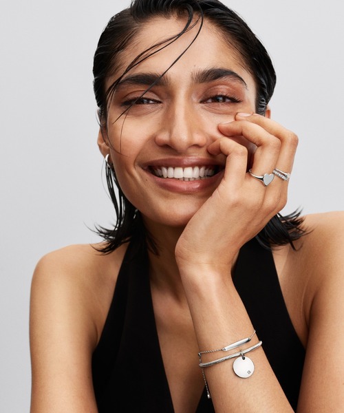 PANDORA（パンドラ） ブレスレット エングレイバブル バー シルバー