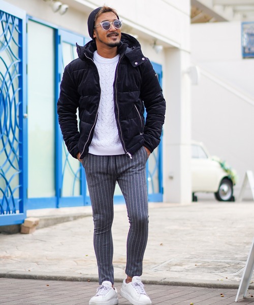 adamsJUGGLER（アダムスジャグラー） パンツ リラックスストライプ