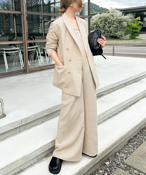 ジャケット テーラードジャケット ツイードダブルジャケット