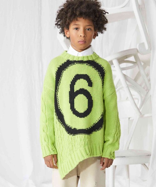 MM6 ニット セーター キッズ 子供服 男の子 女の子 : ZOZOTOWN Yahoo