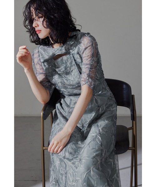 niana（ニアナ） ドレス フラワーチュールカットアウトドレス 結婚式