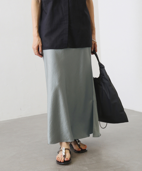 IENA（イエナ） スカート 「追加5」ダブルサテンスカート : ZOZOTOWN